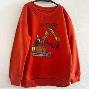 Garanimals Orange Toddler Boy Graphic Fleece Sweatshirt Size 3T
